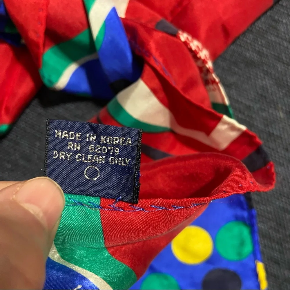 Like New Vintage Honey Silk Scarf